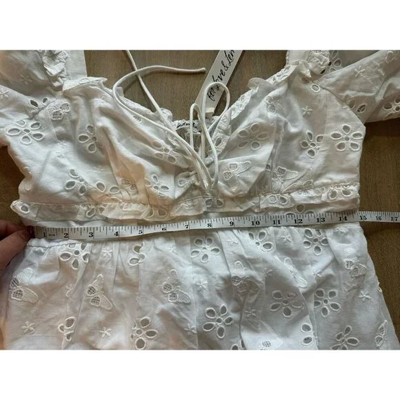 mini dress for fall Floral Fall Mini Dress cream / S